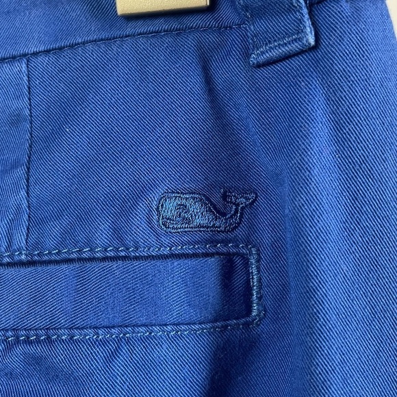 Vineyard Vines Cotton Blend Cropped Pant in Blue Size 8 - Picture 3 of 4
